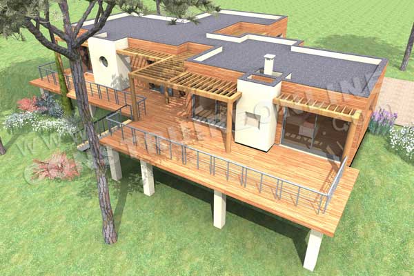 plan maison TANDEM terrasse_ ciel1